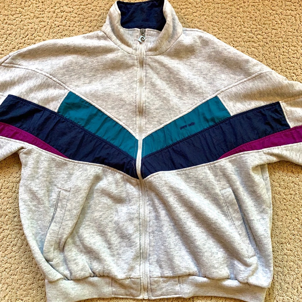 Mens Vintage Pierre Cardin Designer Sweatsuit LRG - Picture 3 of 16